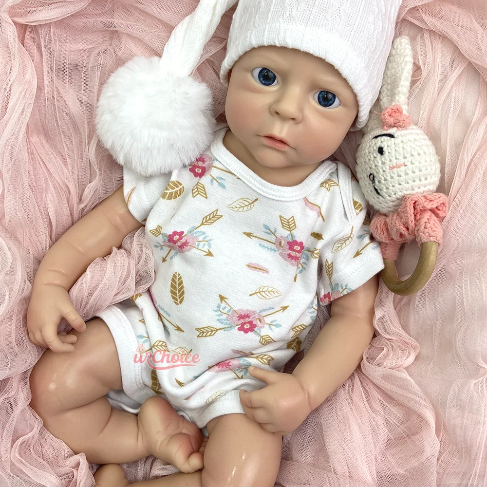 20Inch Lifelike Hand-Painted Silicone Reborn Doll Gift For Doll Enthusiast Christmas Birthday Present Spain Art Newborn Doll
