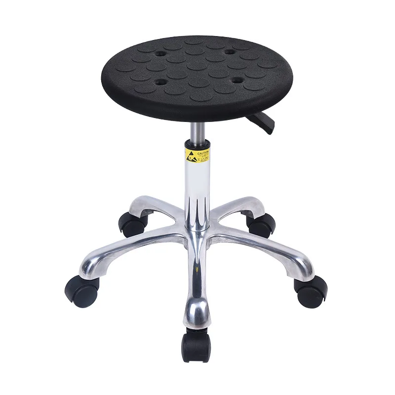 Anti Static Lifting Workshop Laboratory Dust-Free Factory Rotating Chair Assembly Line Hospital School Worker Round Stool