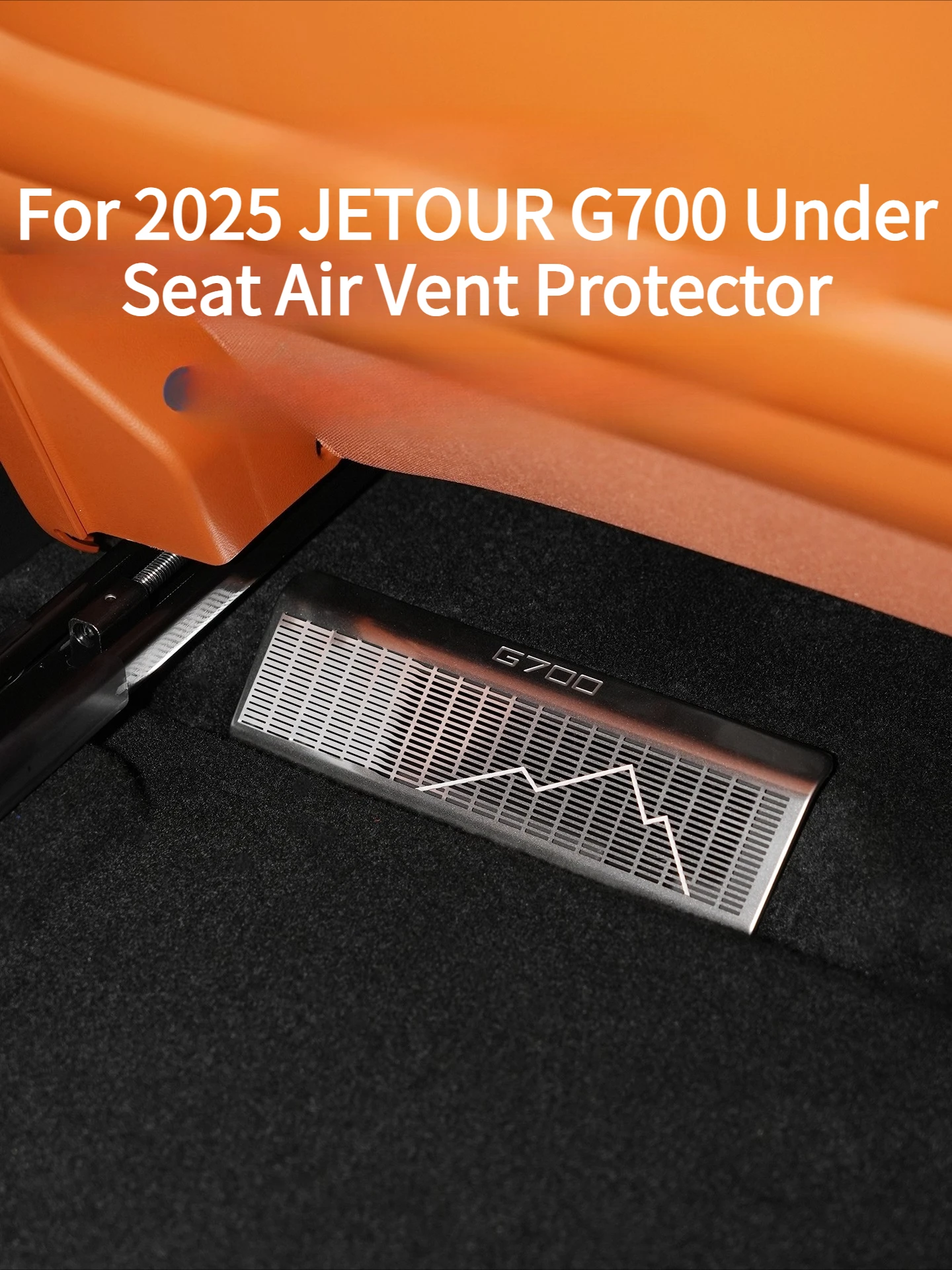 Good Quality New For JETOUR G700 2025 Seat Under Air Outlet Protective Cover Stainless Steel Anti-blocking Mesh Interior Modific