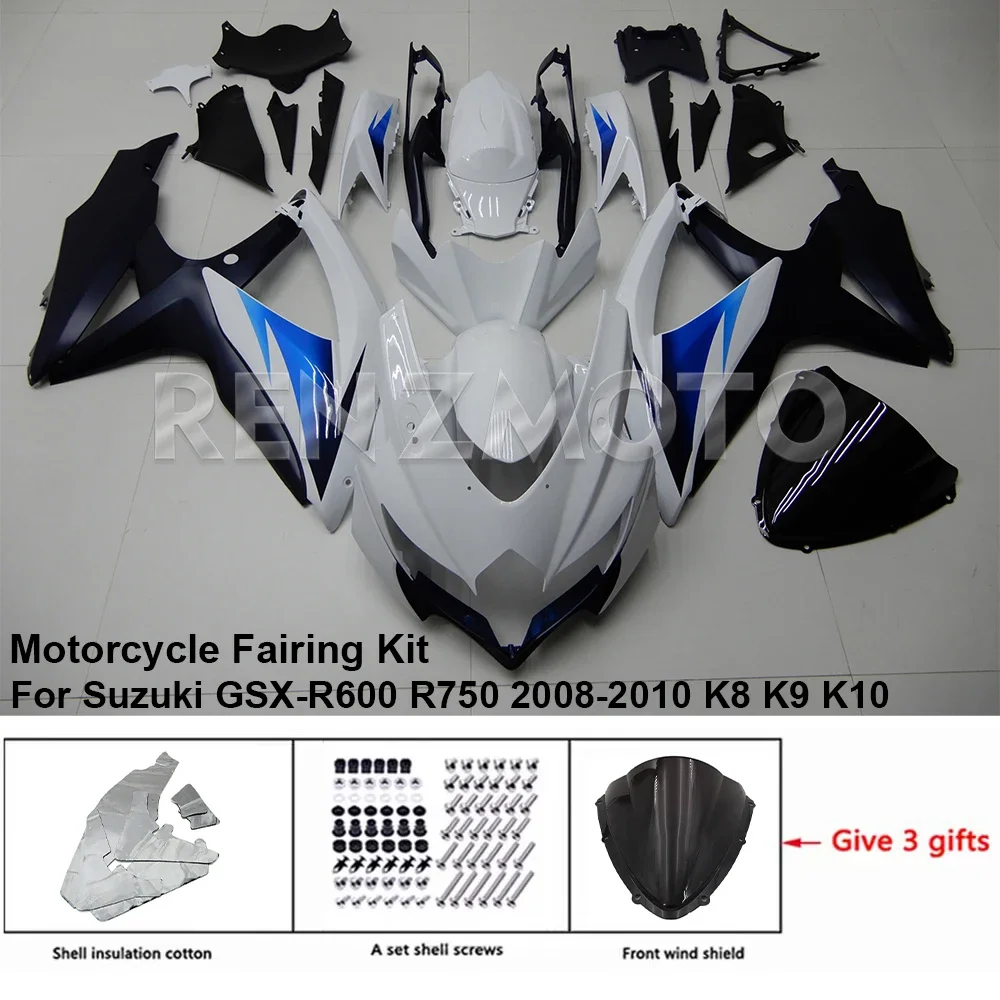 For SUZUKI GSXR 600 750 2008-2010 K9 Fairing R/Z G6K815 Motorcycle Set Body Kit decoration Plastic Guard Plate Accessories Shell