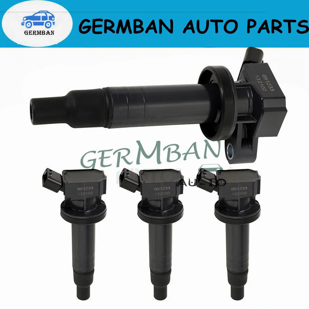 

90919-02239 90080-19015 4 шт./лот катушки зажигания для двигателя DOHC 1zzfe Toyota Chevy Pontiac L4 1.8L C1249 UF247 2003 90919-19019