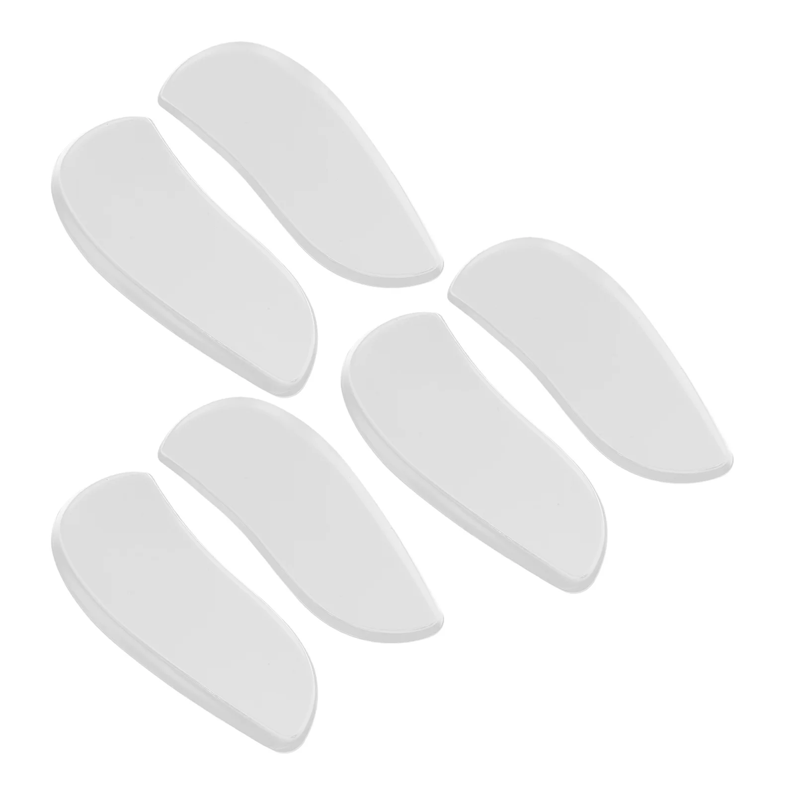 

3pcs Gel Half Orthotic Heel Pads Wedge Cushions For Foot Support O Leg X Leg Correction Shoe Insert Shock