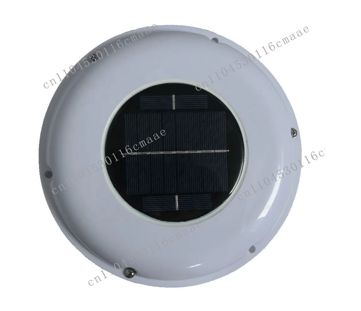 Solar ventilator automatic low starting voltage for caravans, boats, greenhouses, mobile toilets, bathrooms and pet houses