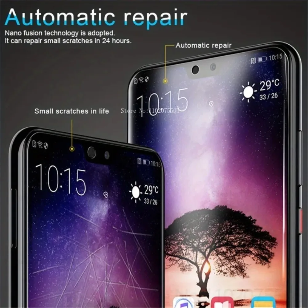 4 قطعة غطاء كامل HD هيدروجيل فيلم لسامسونج غالاكسي A07 5G A06 A02 A01 A15 A16 A17 A12 A11 A22 A25 26 A20 لينة واقيات الشاشة #5