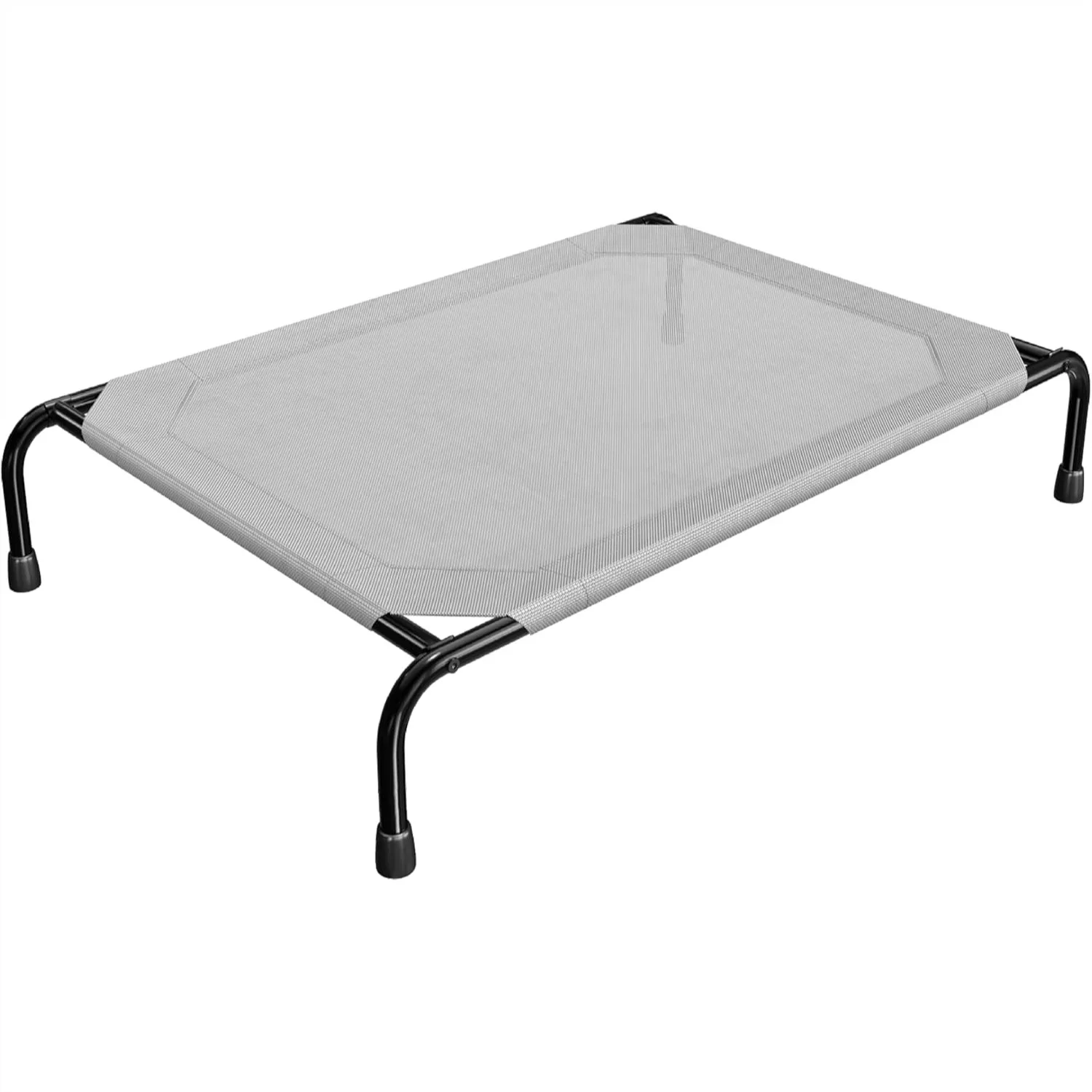 

Elevated Dog Bed For Large Breeds, Heavy Duty Cooling Pet Cot With 200lb Capacity, 47.75" X 30.5" Grey