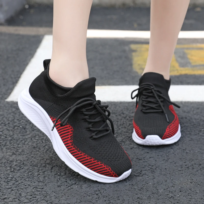 

Pre Workout Warm Up Unisex Mesh Athletic Sneakers Efficient Fast Vent Knit Layout Soft Buffer Outsole Early Morning Park