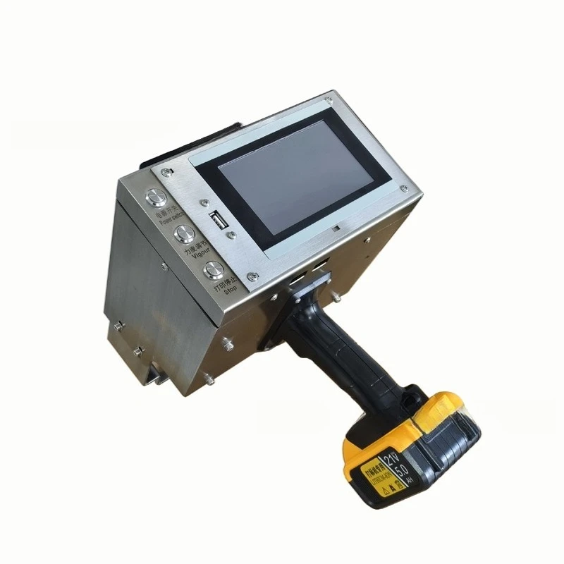 Handheld pneumatic electric marking machine, small size and light weight, portable lithium battery lettering machine