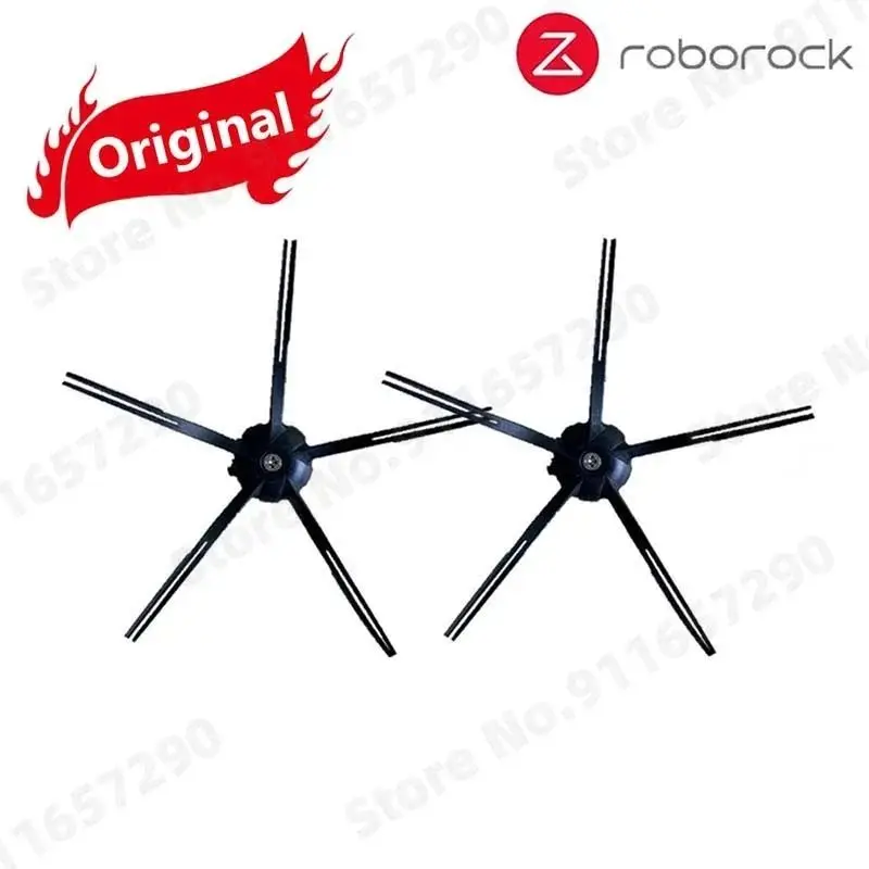 Original Roborock S5 Max / E4 / E5 / S45 Max / S6 MaxV Detachable Main Brush Silicon Side Brush Washable Filter Accessories