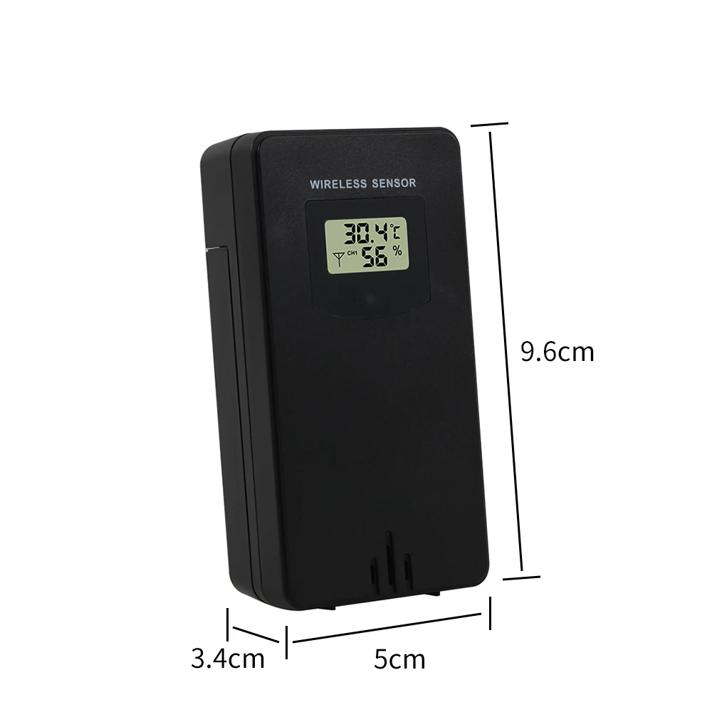 Temperature Humidity Wireless Sensor Meter Hygrometer Electronic Digital Thermometer In/Outdoor Used with Weather Stations Tools