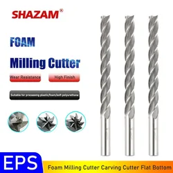 SHAZAM Foam Milling Cutter Tool Carving Cutter Flat Bottom Eps Styrofoam Model Extended Blade Foam Cutter Eva Foam Tools