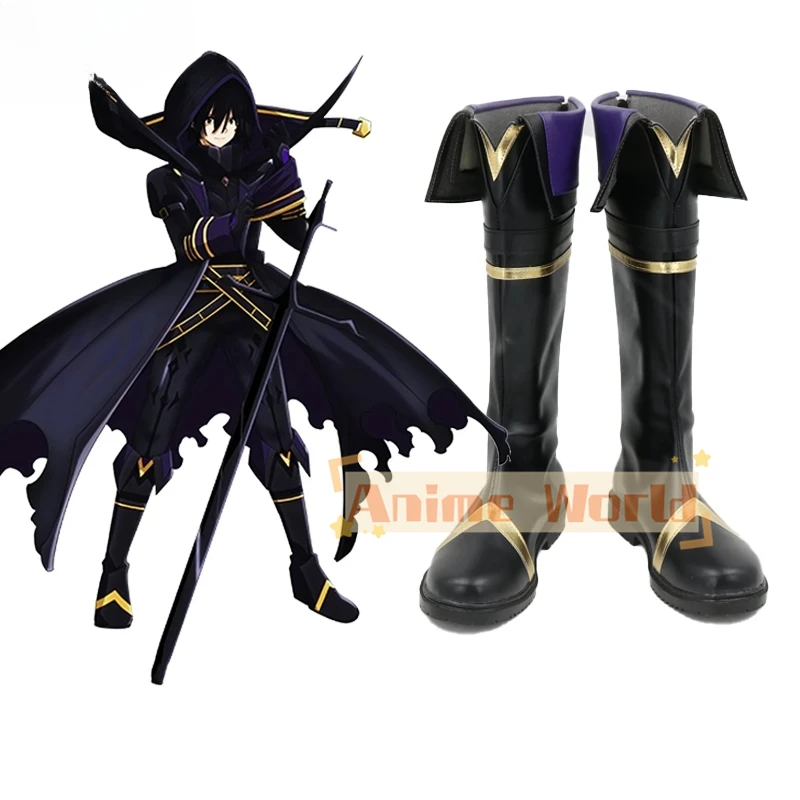 

Anime Cosplay Shoes The Eminence in Shadow Cid Kagen Boots Halloween Costume Accessories Props Made
