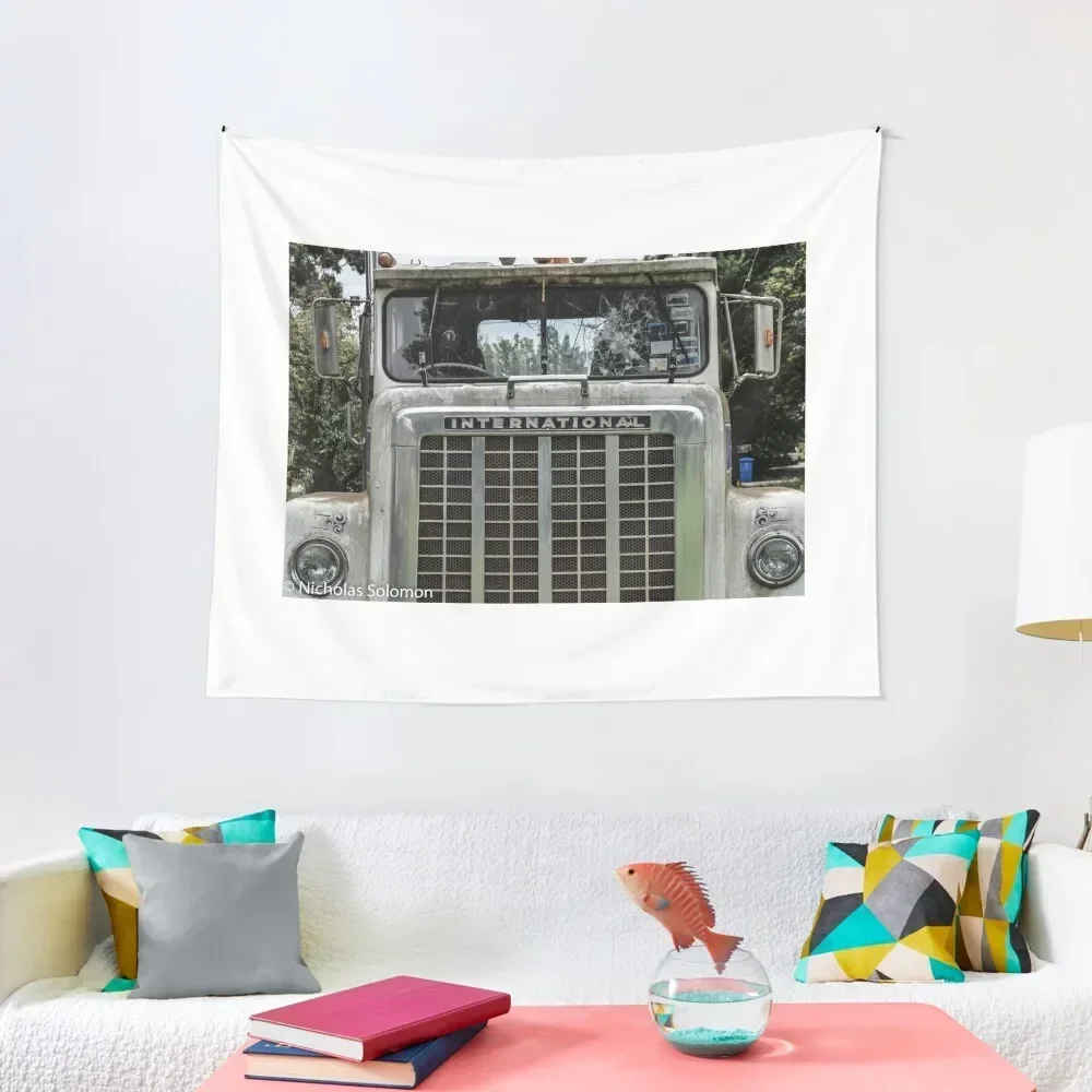 

International Truck Wreck Tapestry Decoration Home Wall Mural Room Aesthetic Room Aesthetic Decor Tapestry