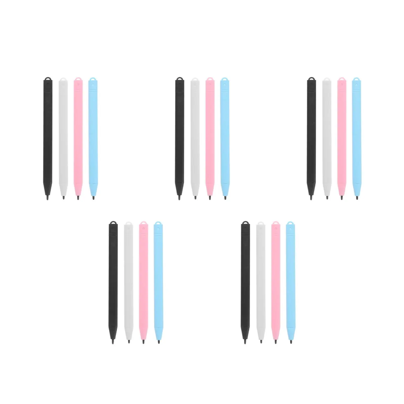 

5pcs Set of 5 Lcd Tablet Pen Replacement Doodle Pad Drawing Stylus Writing Ballpoint Pens Computer Input Devices Board