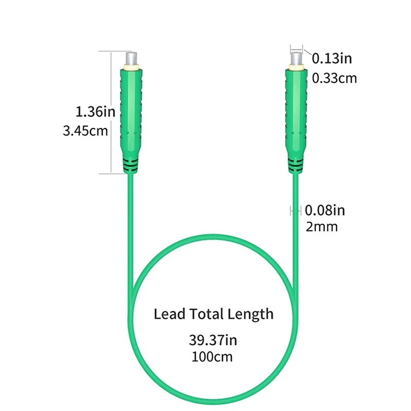 A22I 6PCS Magnetic Test Leads Silicone Soft Flexible Jumper Test Wires 30VAC 5A 3.3Ft T10005 Sensors Switches
