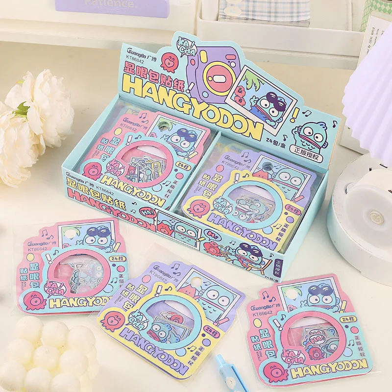 20pack/lot Sanrio Hangyodon PET Stickers Cartoon Scrapbooking DIY Diary Decorative Sticker Album Stick Label Stationery