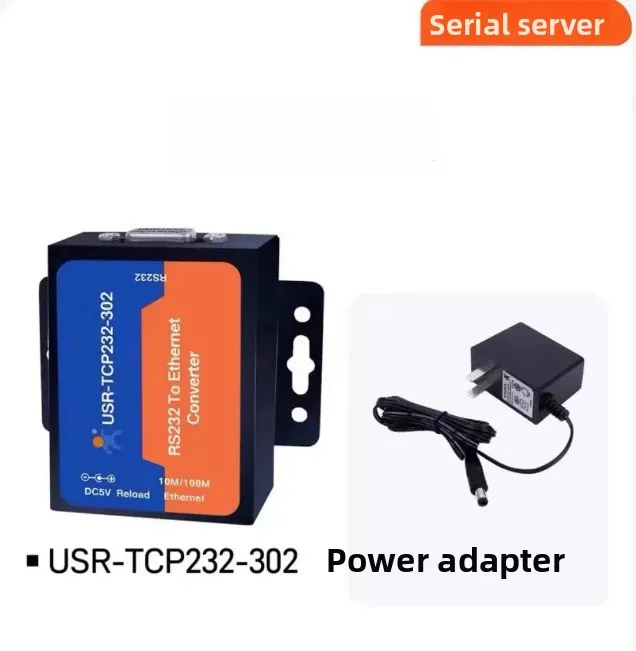 USR-TCP232-302 RS232 to Ethernet Converter, Serial to IP Device Server with Modbus Gateway