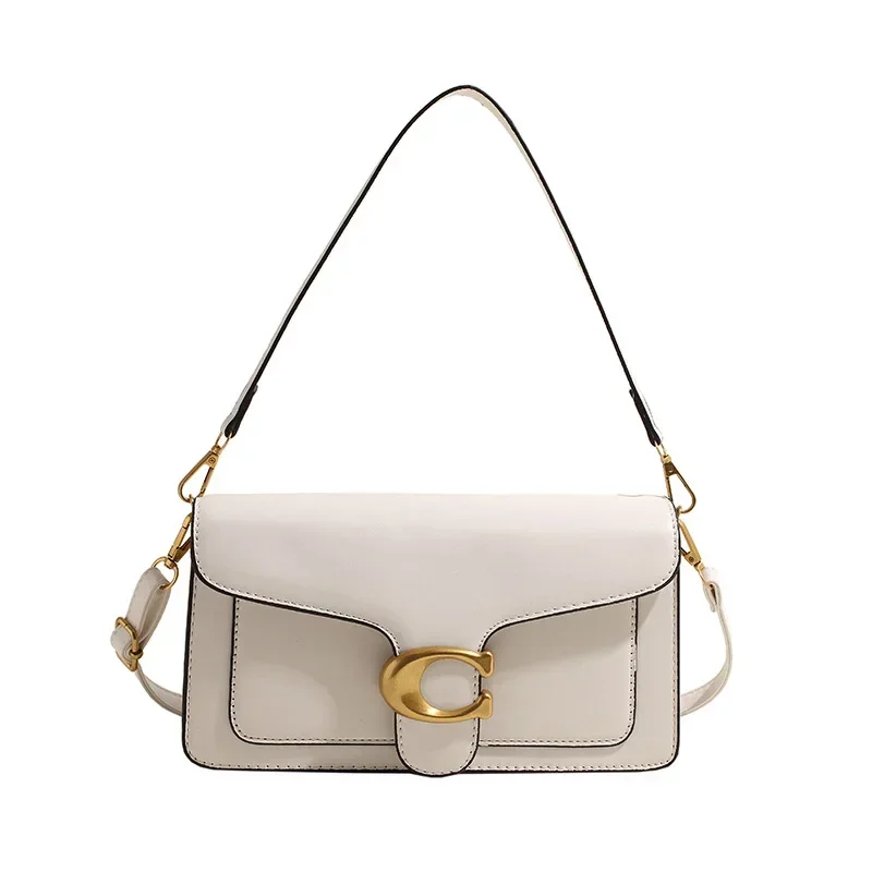 

2025 New! Women's Niche Small Square Bag - Genuine Leather, Monochrome Sleek Design, Crossbody/Shoulder with Multi-Pocket