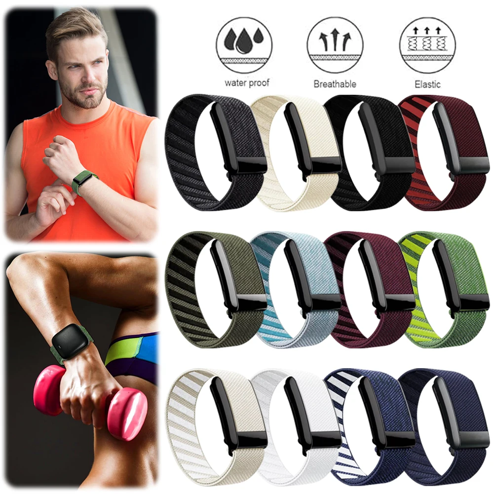 

Нейлоновый фитнес-браслет для Whoop, нейлоновый ремень, дышащий, носимый, для здоровья, фитнеса, трекера активности, регулируемые ремни для женщин и мужчин