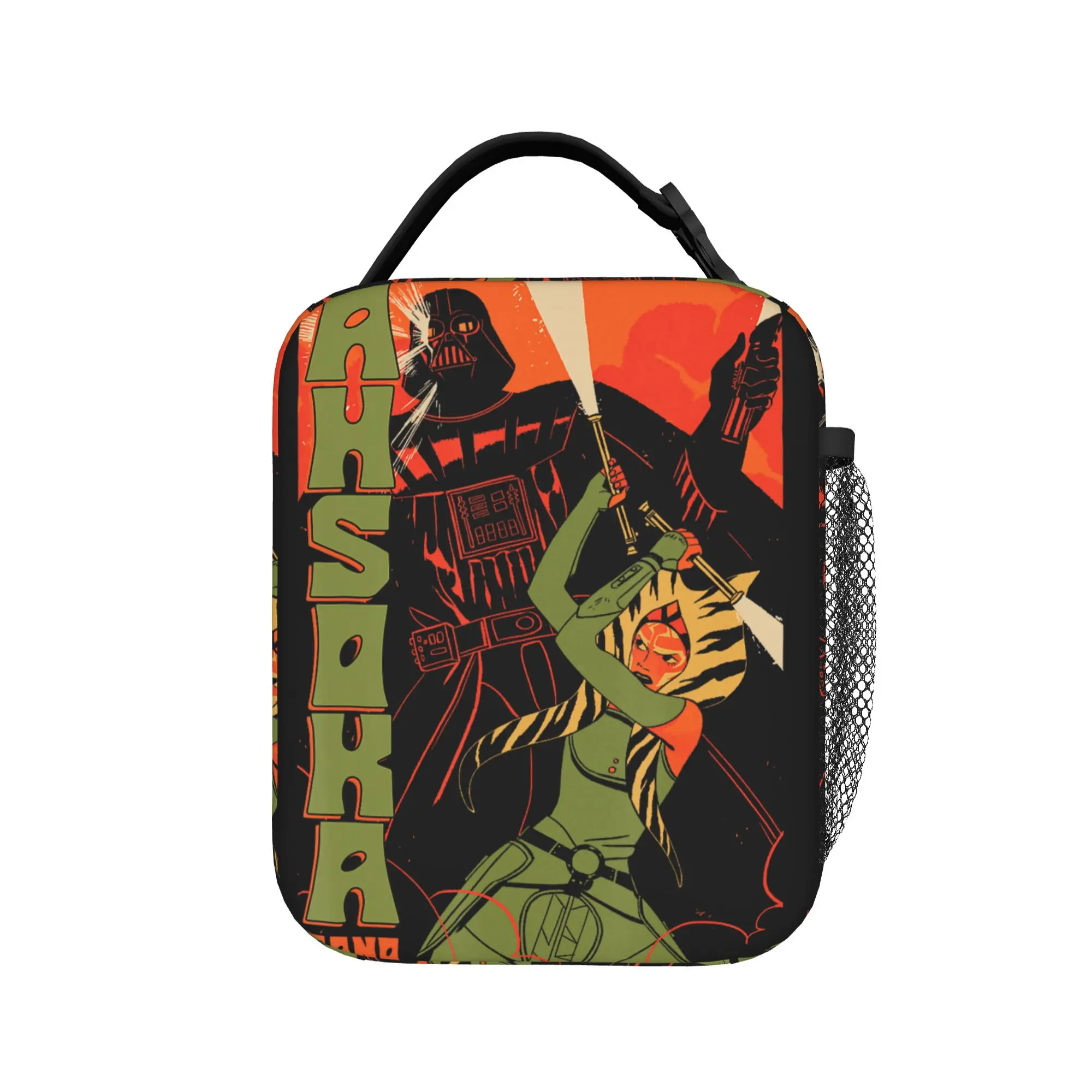

Ahsoka Tano & Darth Maul Vader Insulated Lunch Bag Cooler Bag Reusable,Lunch Container Tote Lunch Box for Men Women School
