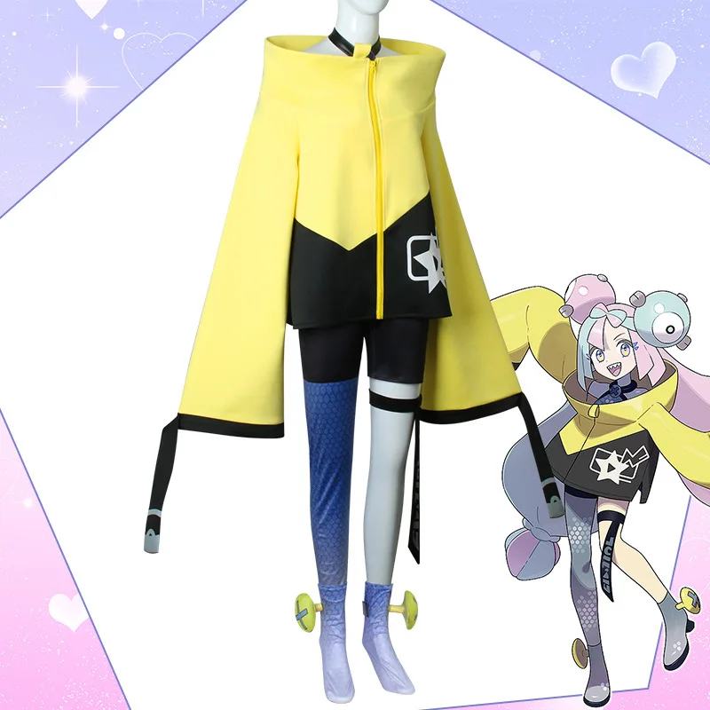 ポケットモンスター PokémonZhu costume ナンジャモ Iono cosplay costume Gym Leader live broadcast main treasure dream