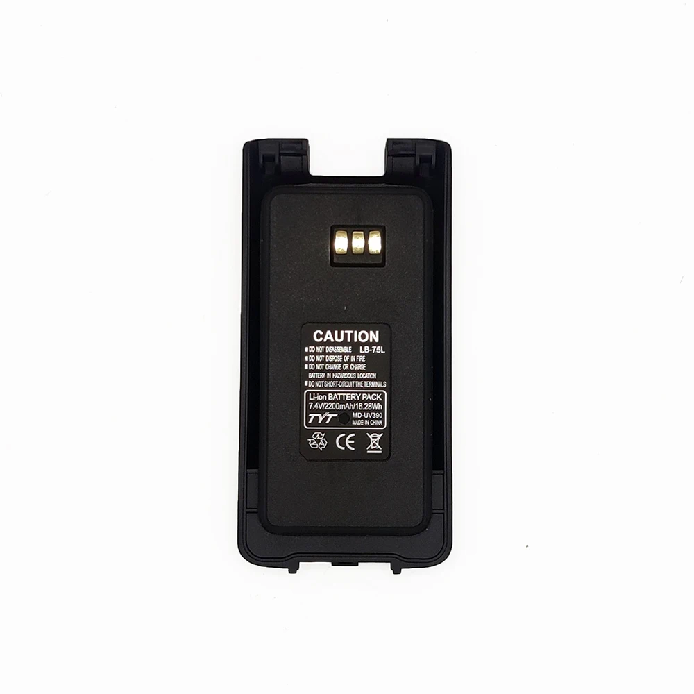 TYT MD-UV390 Plus Walkie Talkie Akumulator litowo-jonowy 2200/3600 mAh Kompatybilny z radiotelefonami dwukierunkowymi MD-UV390 MD-UV358