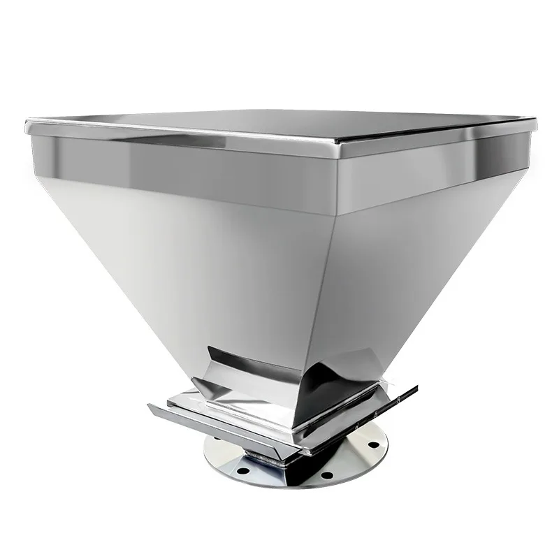Vertical Injection Molding Machine Hopper Square Feed Hopper Stainless Steel Storage Hopper