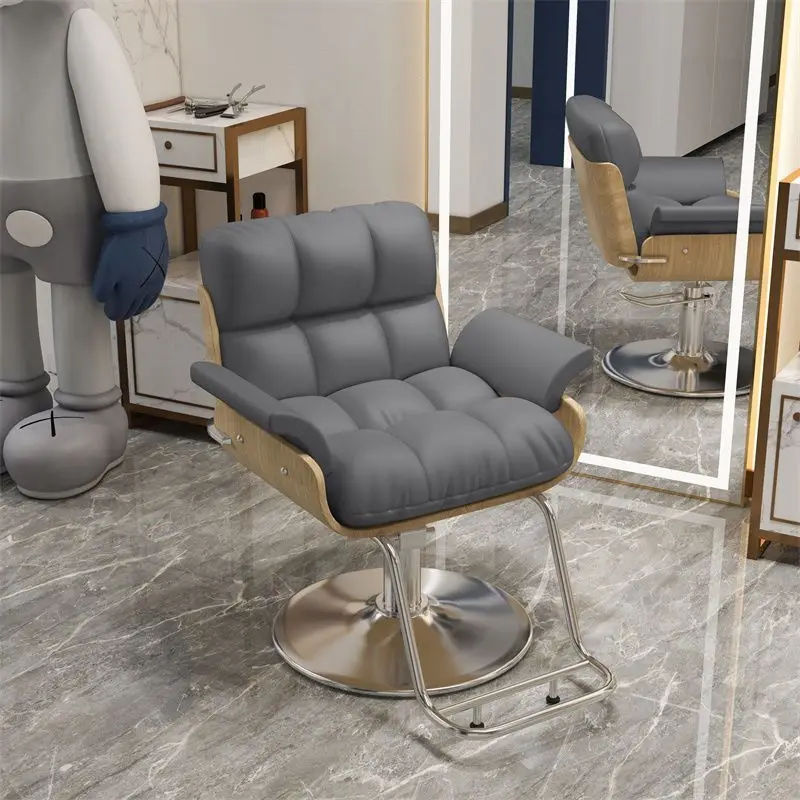 Barber Chair Barbershop Beauty Salon Reception Chairs Nail Iron Chaise Little Hairdressing Stool Swivel Cadeira Esthetician