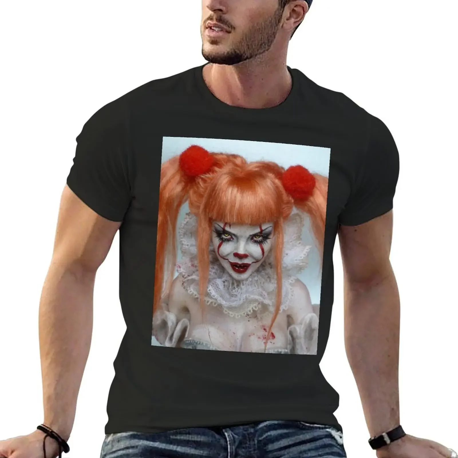 

sexy female horror clown T-Shirt anime stuff blue archive customizeds essential t shirt mens t shirts pack