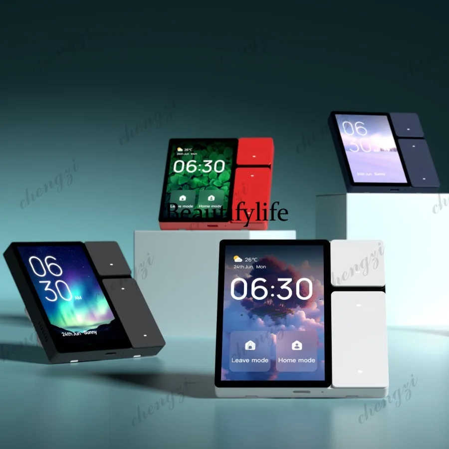 Doodle smart central control screen host 3.5-inch WiFi full screen Bluetooth, gateway can be docked and unlocked