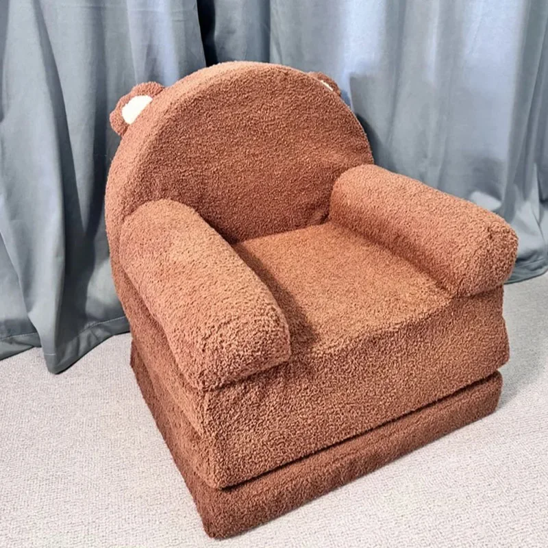 Kids Couch Sofa Pouf Children Child Girl Armchair Chairs Room Furniture Chair Folding Soft Transformer Divano Children's Puff