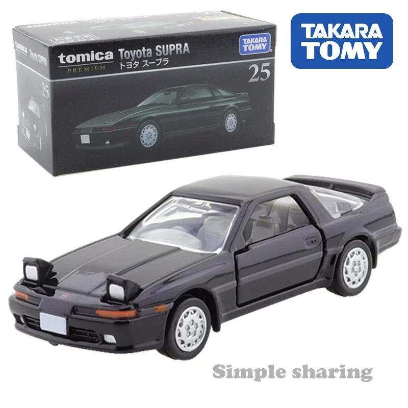 Takara Tomy Tomica Premium 25 Toyota Supra Car 1:64 Car Alloy Toys Motor Vehicle Diecast Metal Model for Children