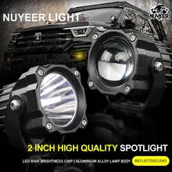 2.5 Inch 40W High Bright White Yellow Led Fog Lamp Offroad UTV ATV Auxiliary Pod Lights Led Spotlight 4x4 Auto Accessories