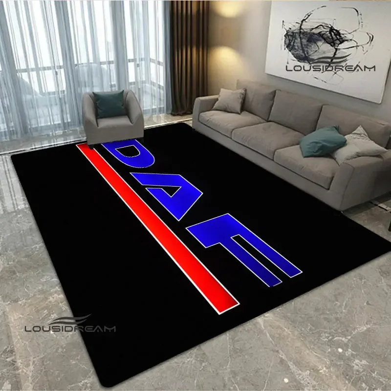 DAF truck logo printing carpet sports carpet game room living room bedroom beautiful non-slip carpet photography props gift