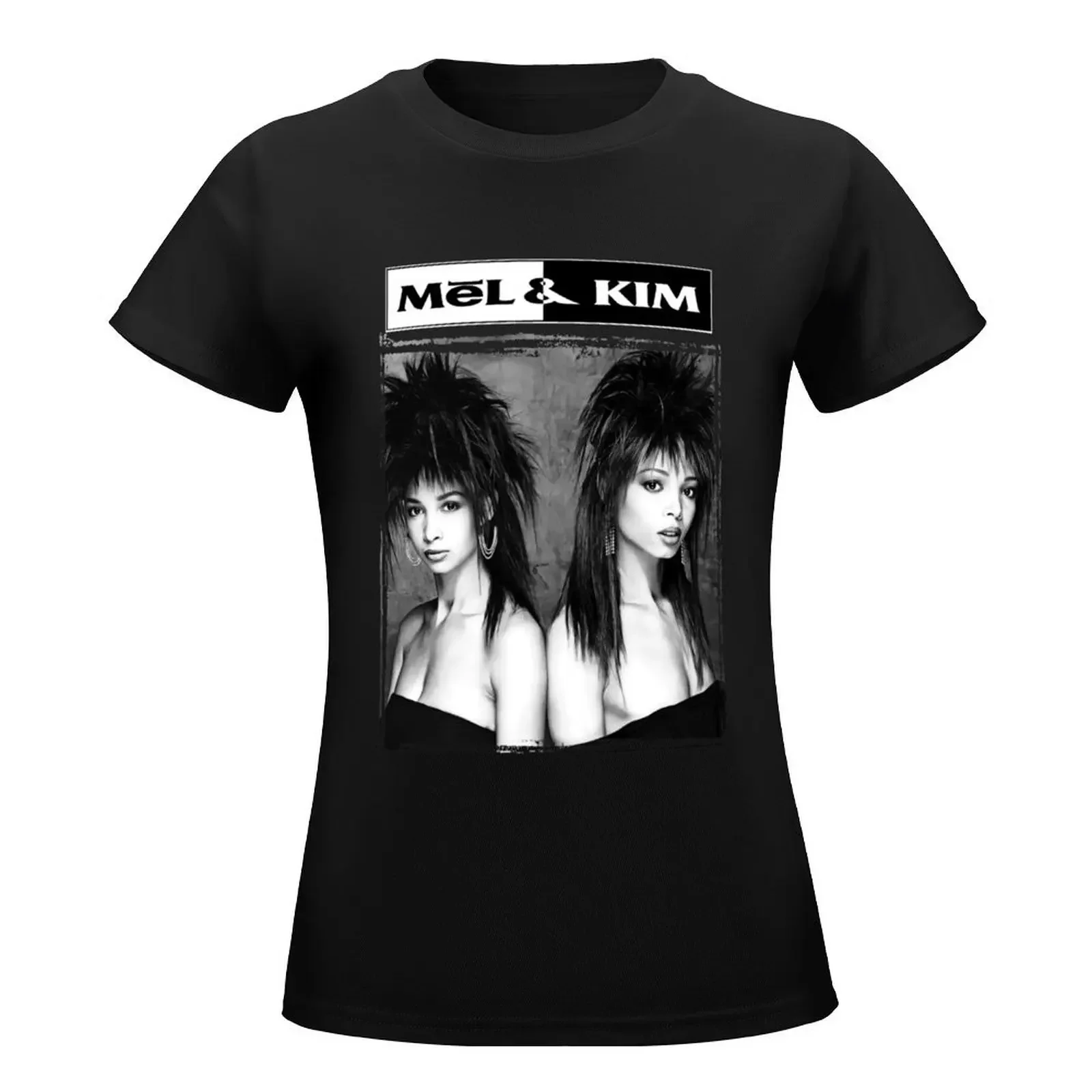 Mel & Kim Classic . T-Shirt graphics female Short sleeve tee tshirts woman