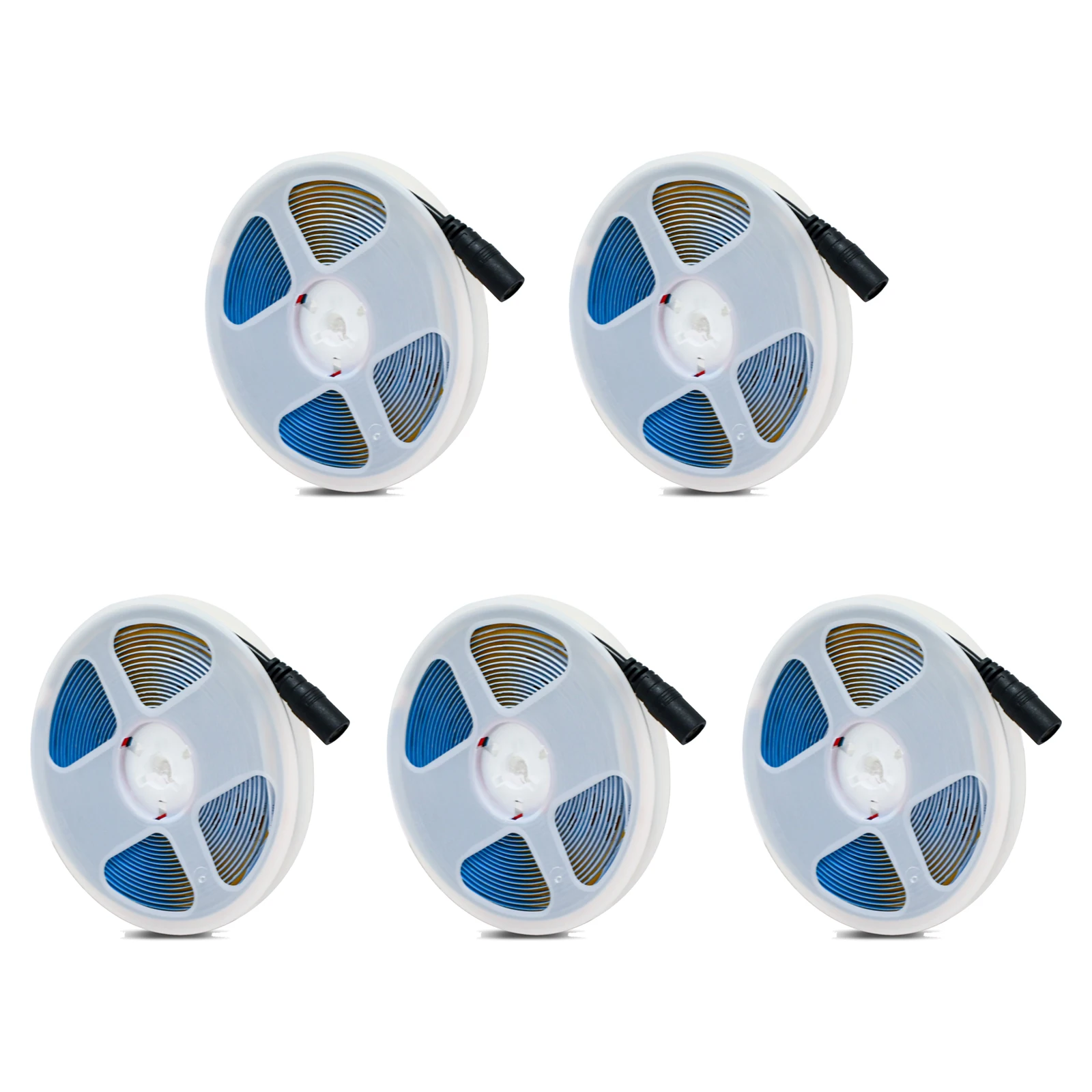 5M COB LED-striplicht, 24V, 4000K, hoge CRI 90+, dimbare zelfklevende tape voor keuken, woonkamer, doe-het-zelf verlichting