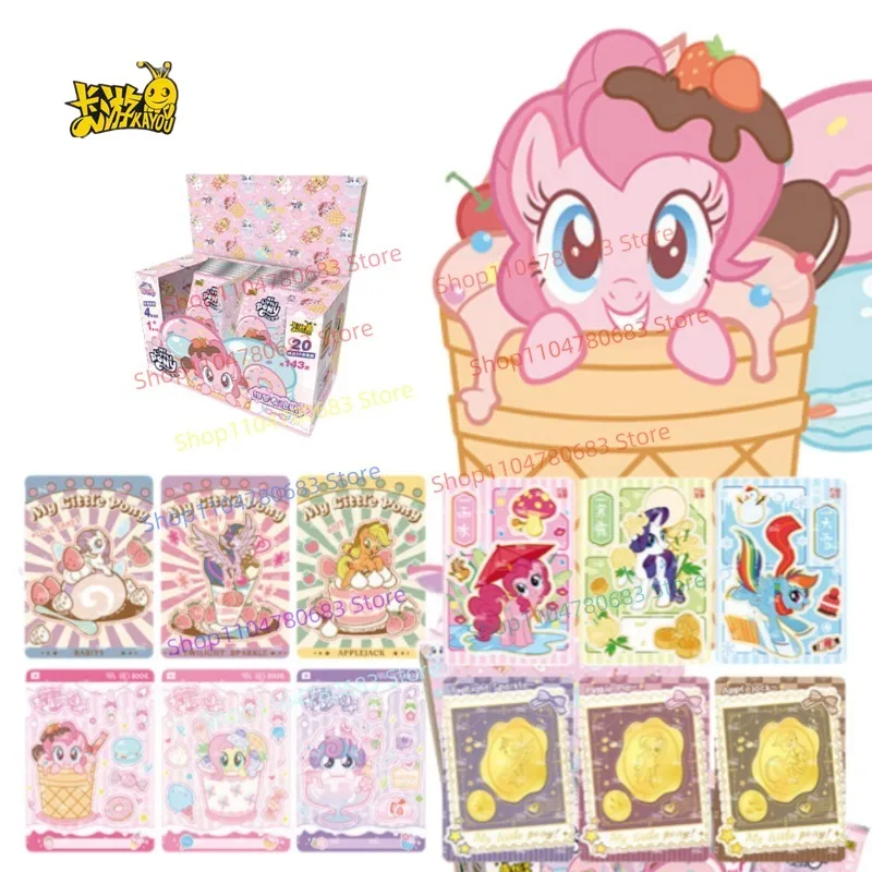 kayou-my-little-pony-sweet-dream-friendship-stickers-cute-surprise-pack-official-genuine-peripheral-cards-kids-stickers