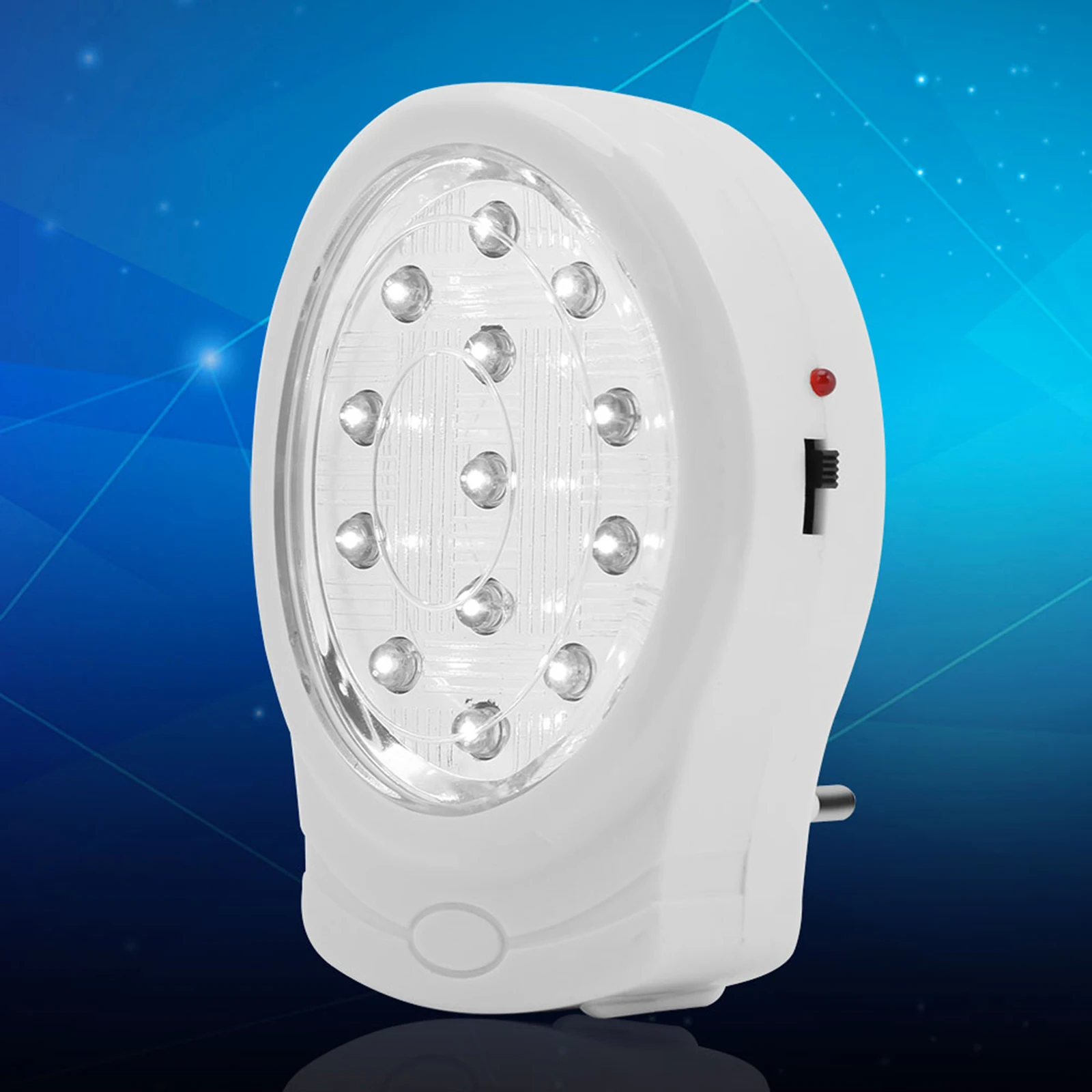 2W 110-240V Eu Stekker Oplaadbaar Thuis Noodlicht 13 Led Automatische Stroomuitval Lamp Lamp Nachtlampje