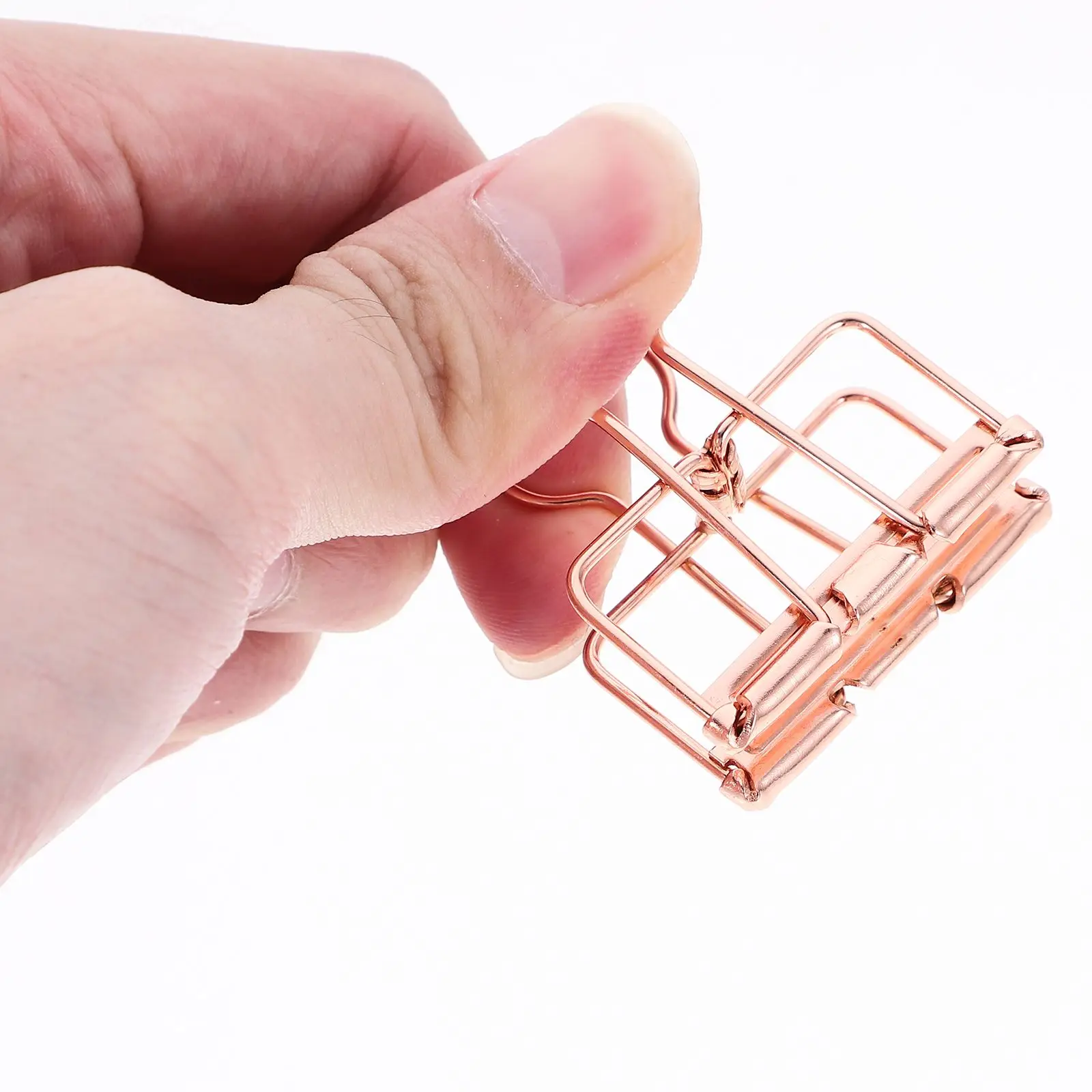 10 قطعة مقاطع الموثق المعدنية خمر المجوفة لمكتب المستندات المنزلية الملفات سبيكة ورقة المشابك وثيقة ganizers التخزين