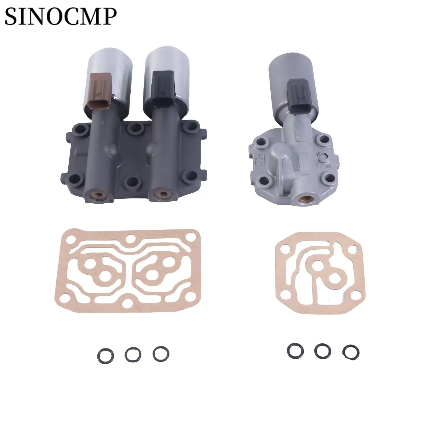 

Пара соленоидов коробки передач 28260-PRP-014 28250-RPC-003 для Honda Accord Acura, двойной линейный соленоид трансмиссии, автомобильные детали