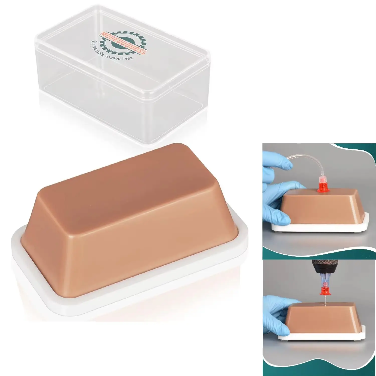 Reusable IO Injection Practice Model Intraosseous Access Trainer Needle Placement Infusion for Medical Student Training Only