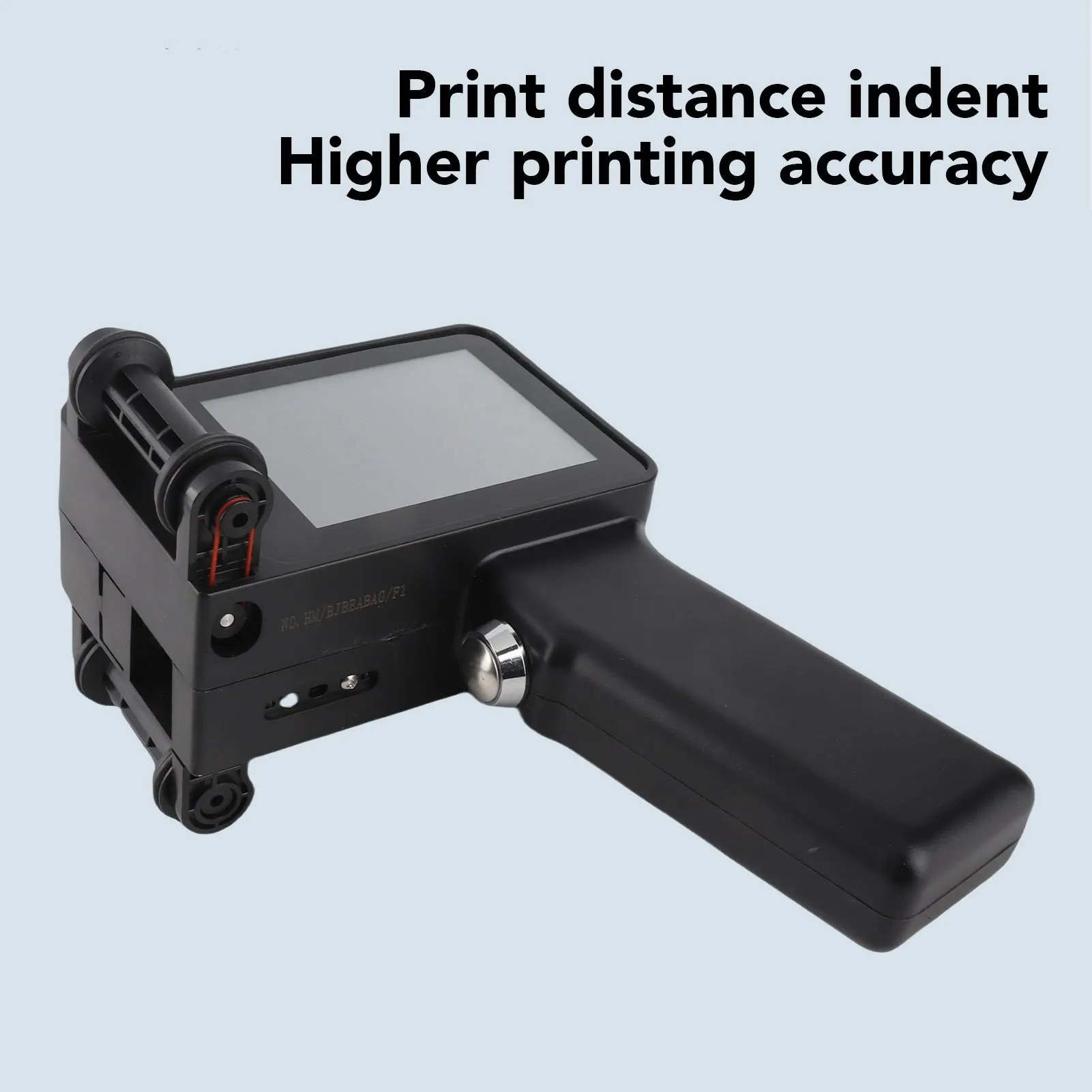 Handheld Inkjet Printer Type C Charging 600dpi 2‑12.7mm Height Adjustable Multi Language Portable Inkjet Printer for QR