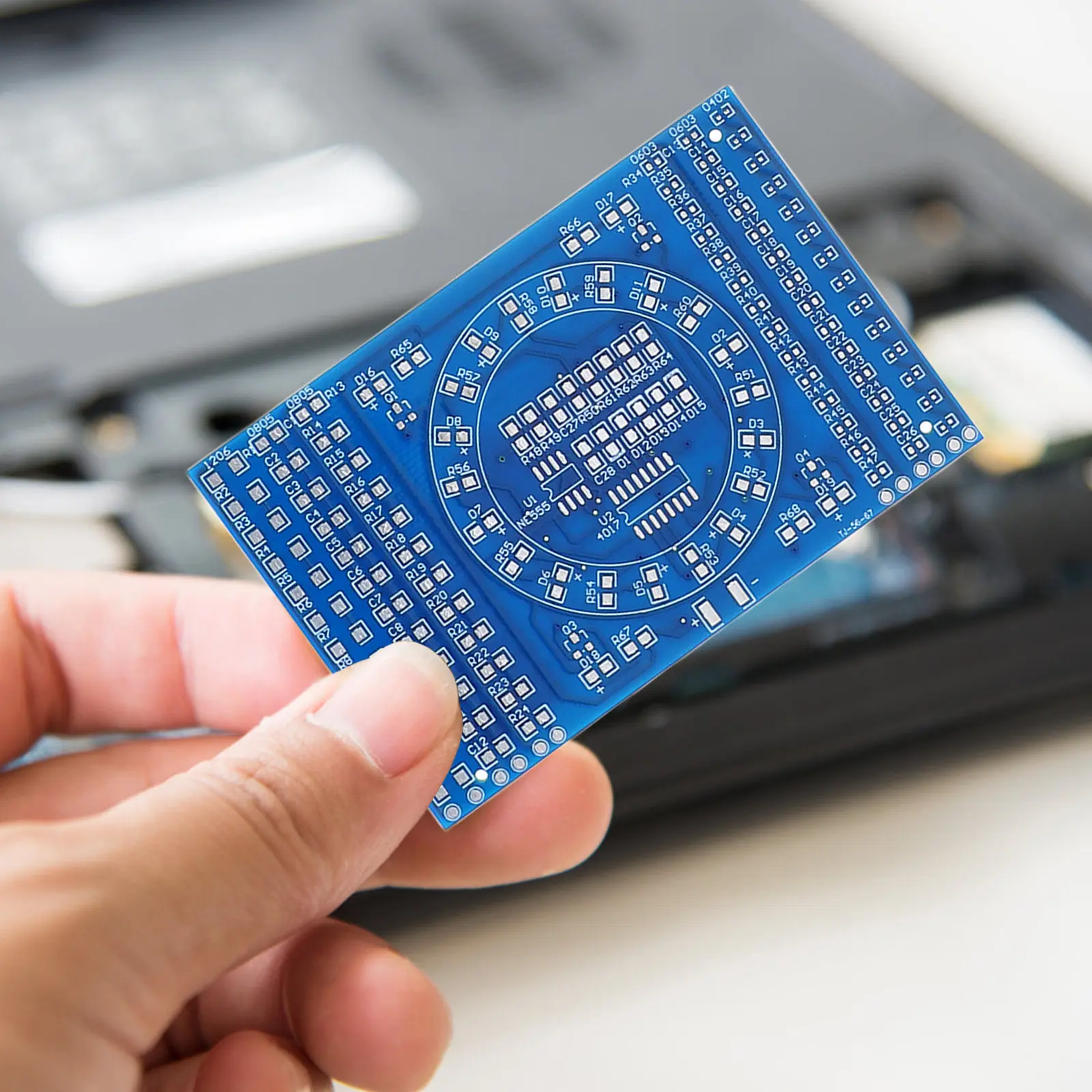 

1Set Flowing Water Light Solder Practice Pcb Board Kit Robust Circuit Component Welding Training for DIY Electronic Projects