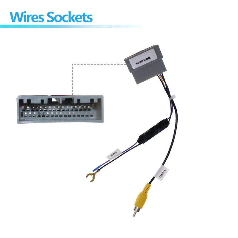 Car Reverse Camera Output Video Adapter Cable For honda CRV 2017-2019 32 pin Original Factory Auto Camera Video Output