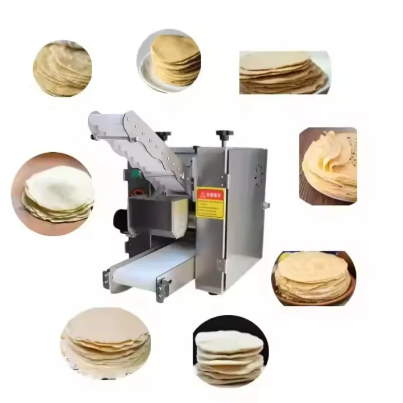 Household Fully Automatic Roti Maker Machine Electric Pita Bread Machine Papad Flour Form Tortilla Press Chapati Making Machine