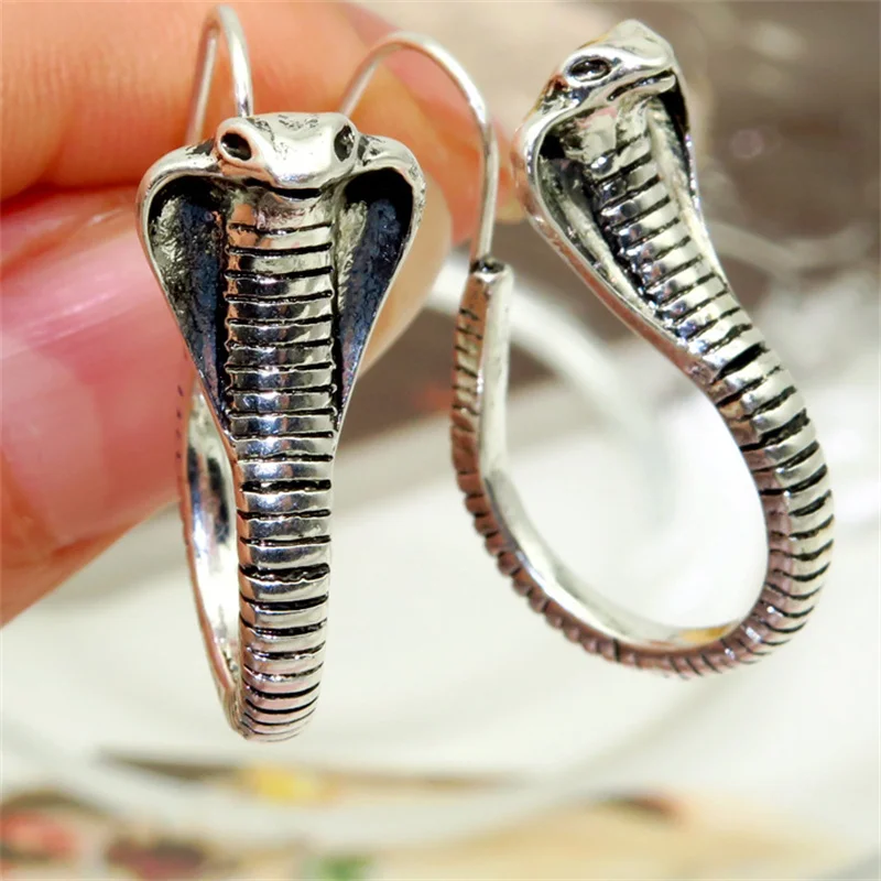 Egyptian Cobra Earrings Snake Egyptian Jewelry Earrings For Women Fashion Dangle Earrings Punk Goth Halloween Accessories