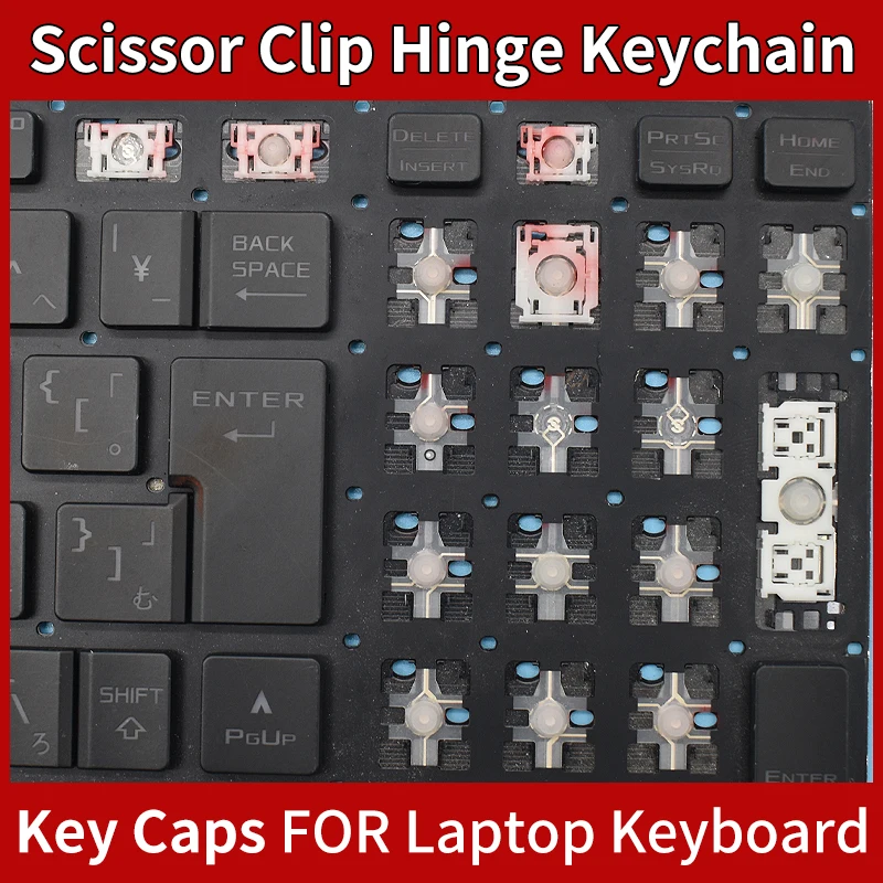 

Keyboard Replacement Keycap Key cap &Scissor Clip&Hinge For ASUS ROG G814 G834 Gunshen 7 PLUS Super Competitive Edition Game