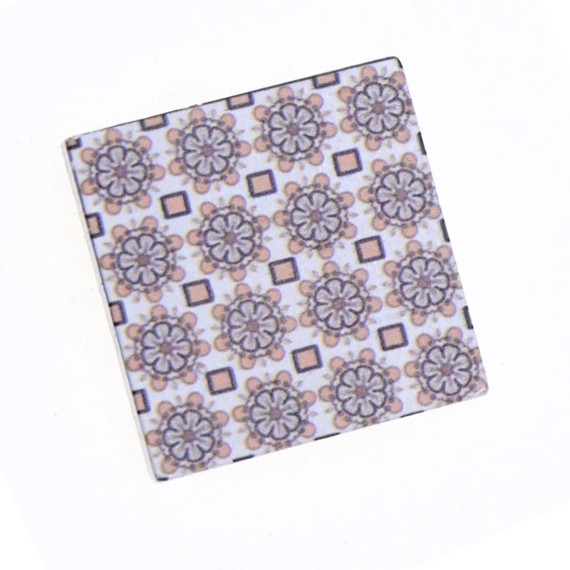 Baldosas suelo madera Natural para casa muñecas y escena modelo, decoración artesanal, modelo proyecto, baldosas