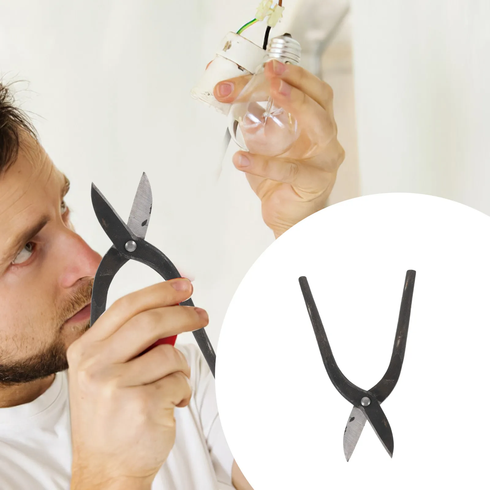 

Металлорежущий инструмент: усиленные ножницы для резки листового металла, прямые, для стальной проволоки, алюминия, меди