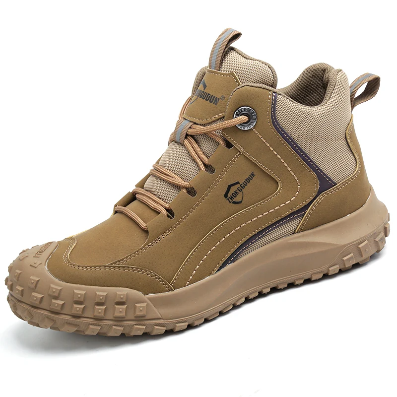 Botas de seguridad ANTIPERFORACIONES para hombre, zapatos de trabajo indestructibles, de diseñador, para otoño e invierno, novedad