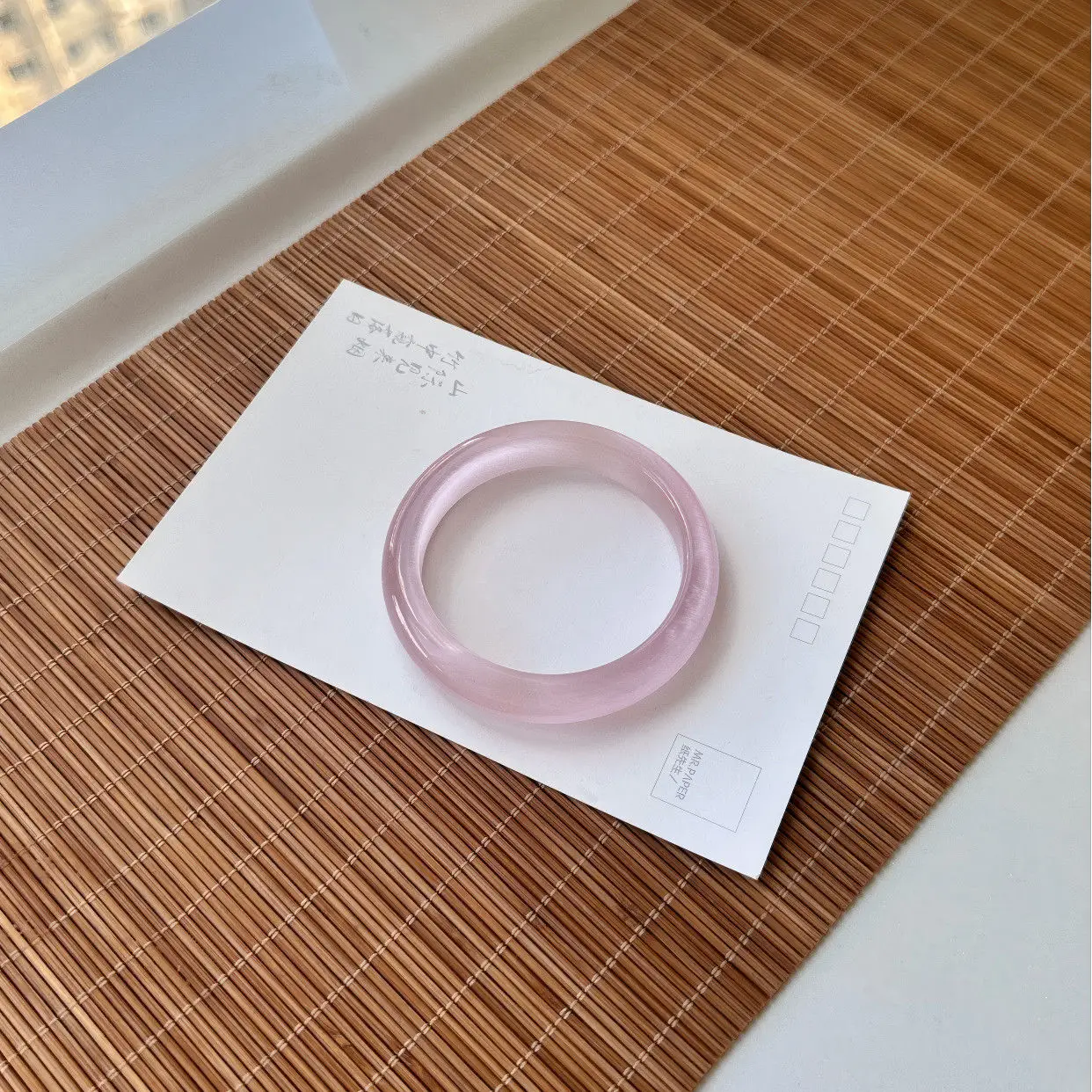 ضوء القمر الأبيض ارتفاع الجليد شفافة اليشم سوار سوار عين القط الجليد #2